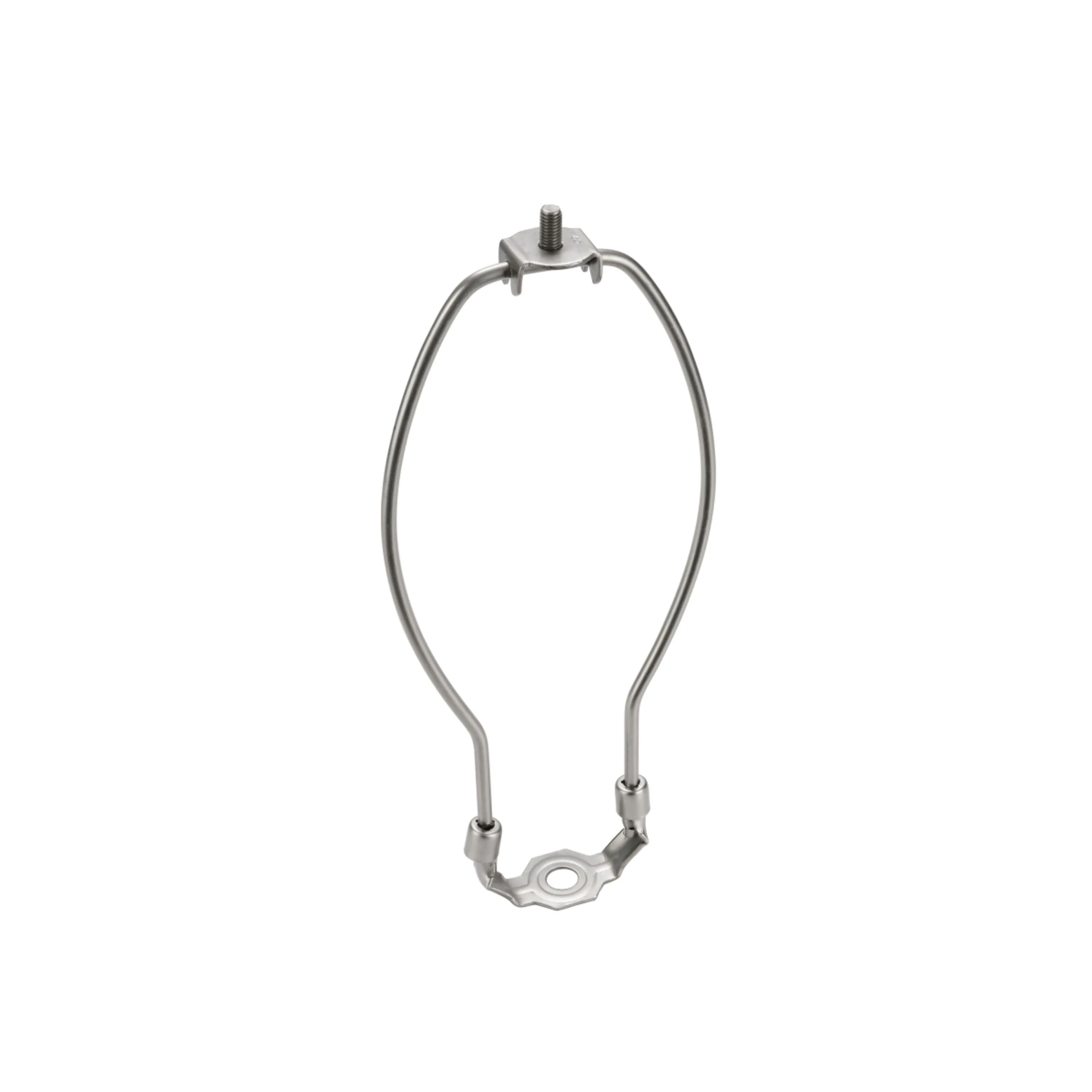 # 20009-26 9 1/2" Lamp Harp with Saddle in Satin Nickel Finish, 6 Pack