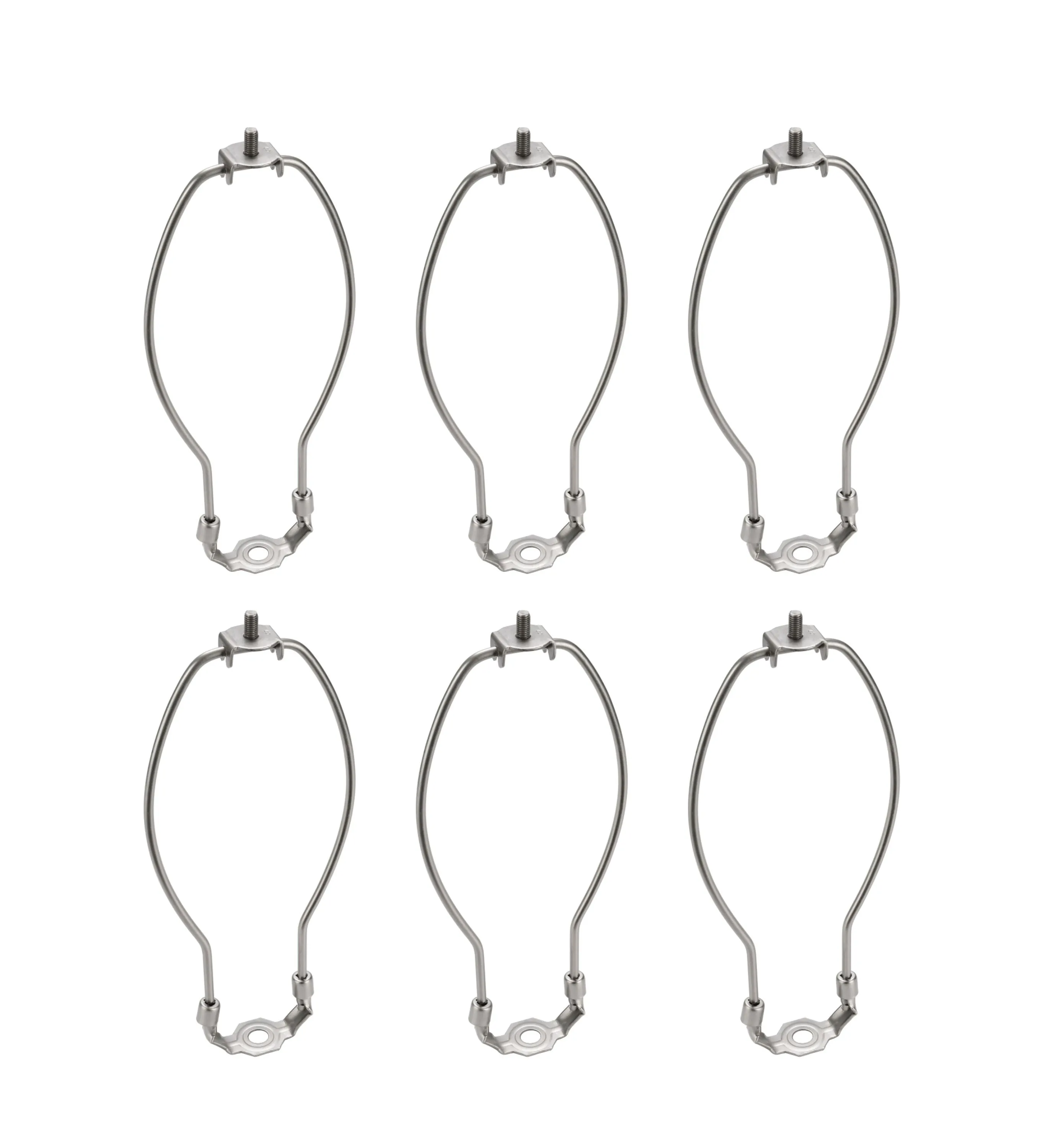 # 20009-26 9 1/2" Lamp Harp with Saddle in Satin Nickel Finish, 6 Pack