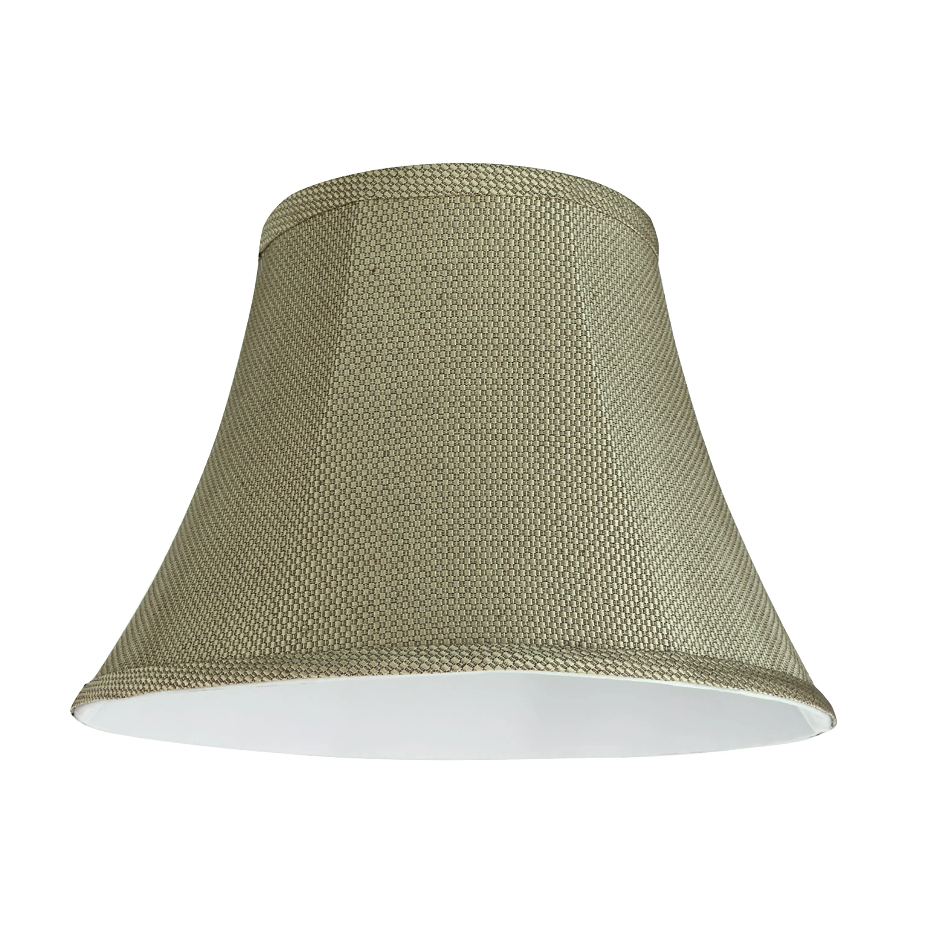 # 30214 Transitional Bell Shape Spider Construction Lamp Shade in Light Beige, 13" wide (7" x 13" x 9 1/2")