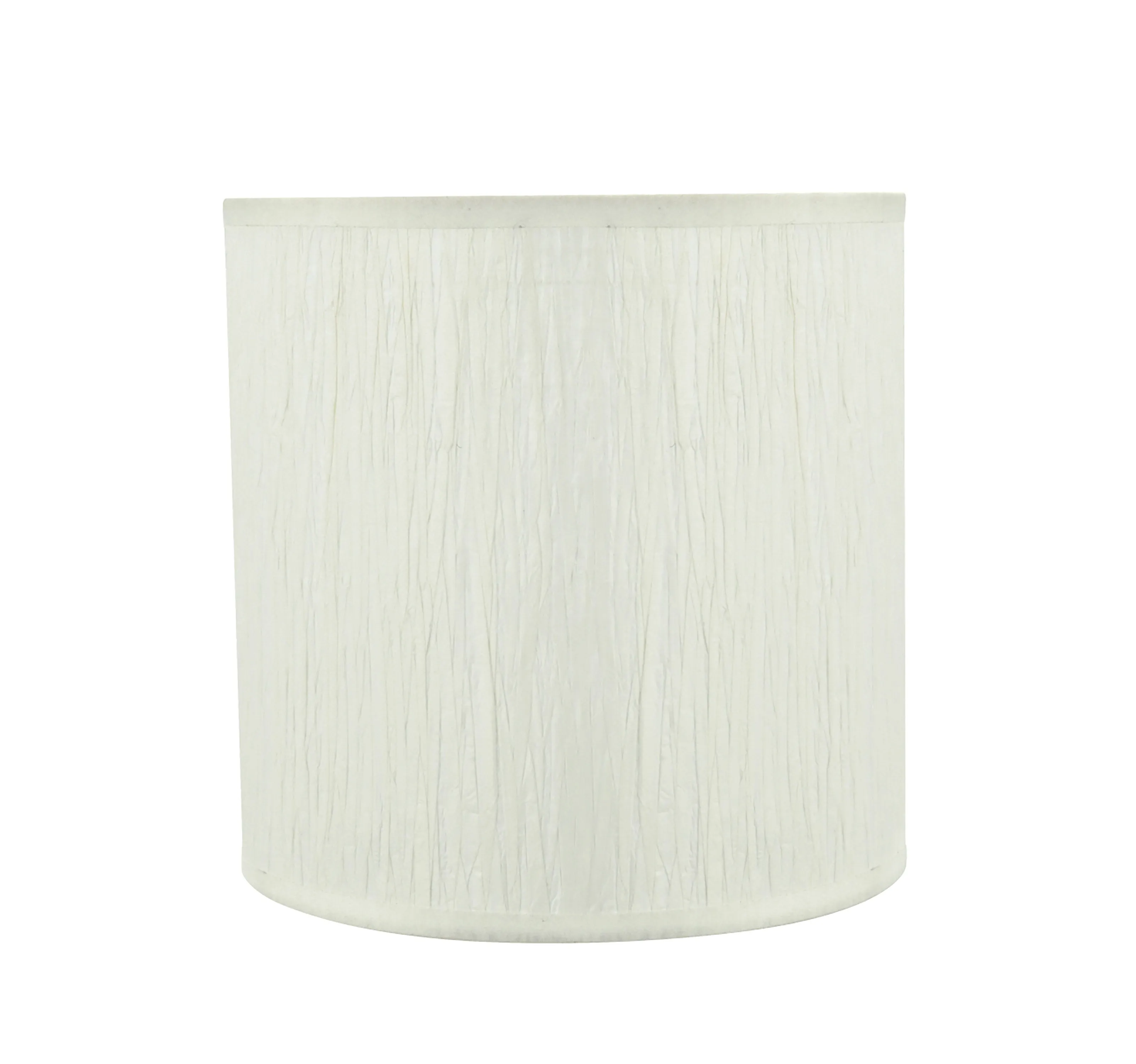 # 31222 Transitional Drum (Cylinder) Shaped Spider Construction Lamp Shade in Off White, 8" wide (8" x 8" x 8")