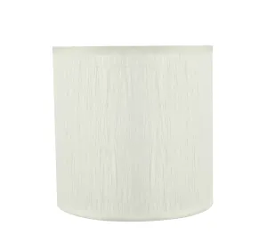 # 31222 Transitional Drum (Cylinder) Shaped Spider Construction Lamp Shade in Off White, 8" wide (8" x 8" x 8")