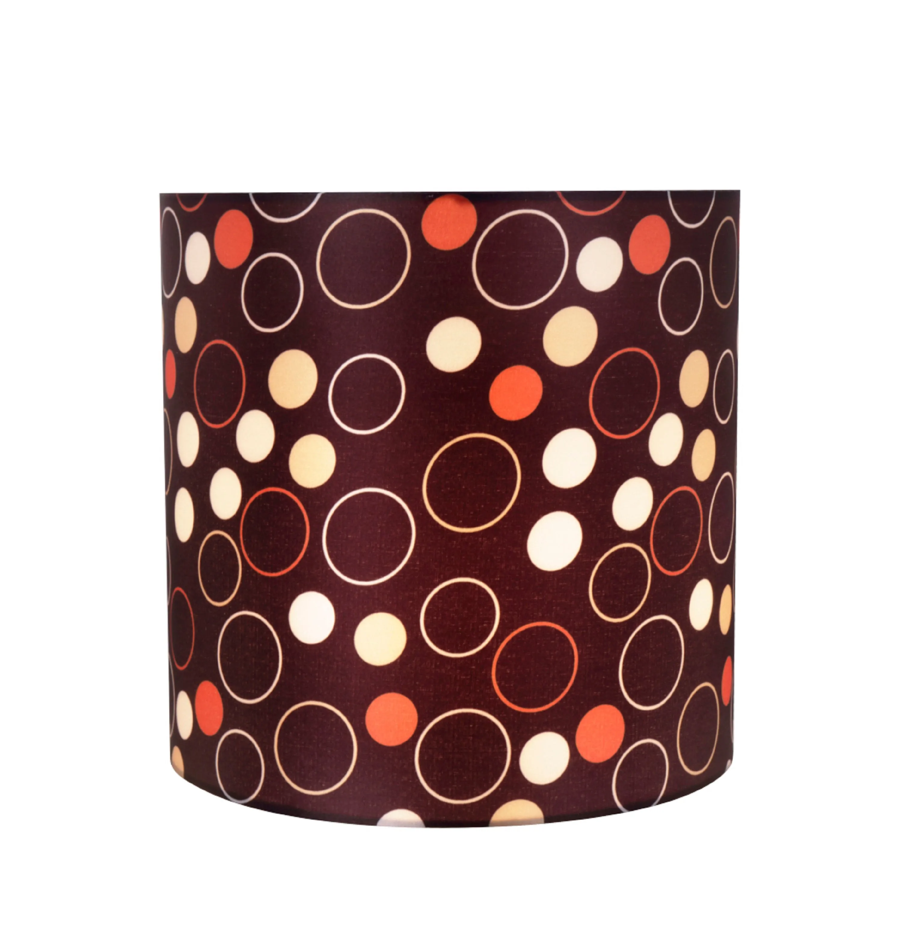 # 31232 Transitional Drum (Cylinder) Shaped Spider Construction Lamp Shade in Black, 8" wide (8" x 8" x 8")