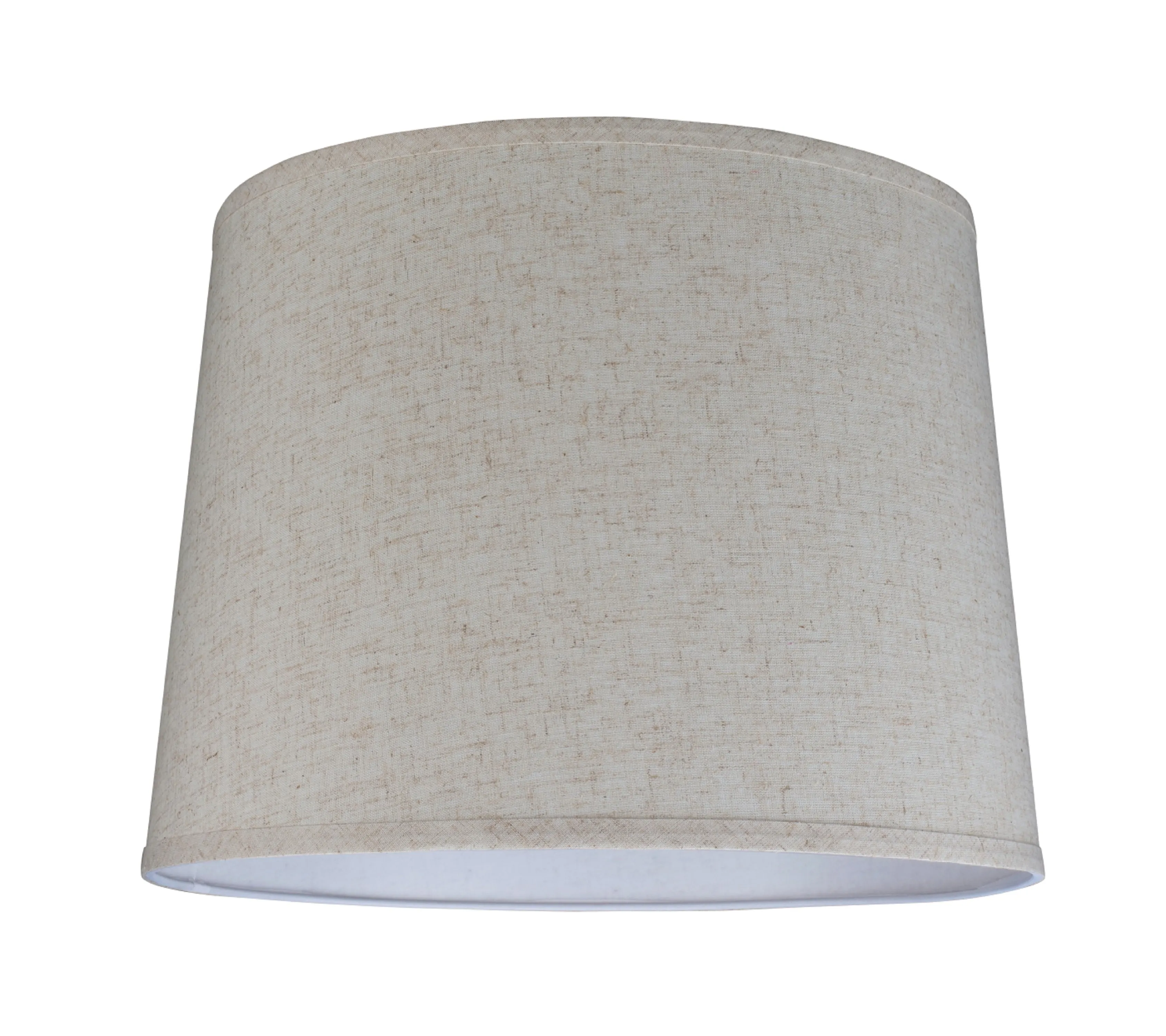 # 32055 Transitional Hardback Empire Shape Spider Construction Lamp Shade in Beige Linen, 16" wide (14" x 16" x 12")