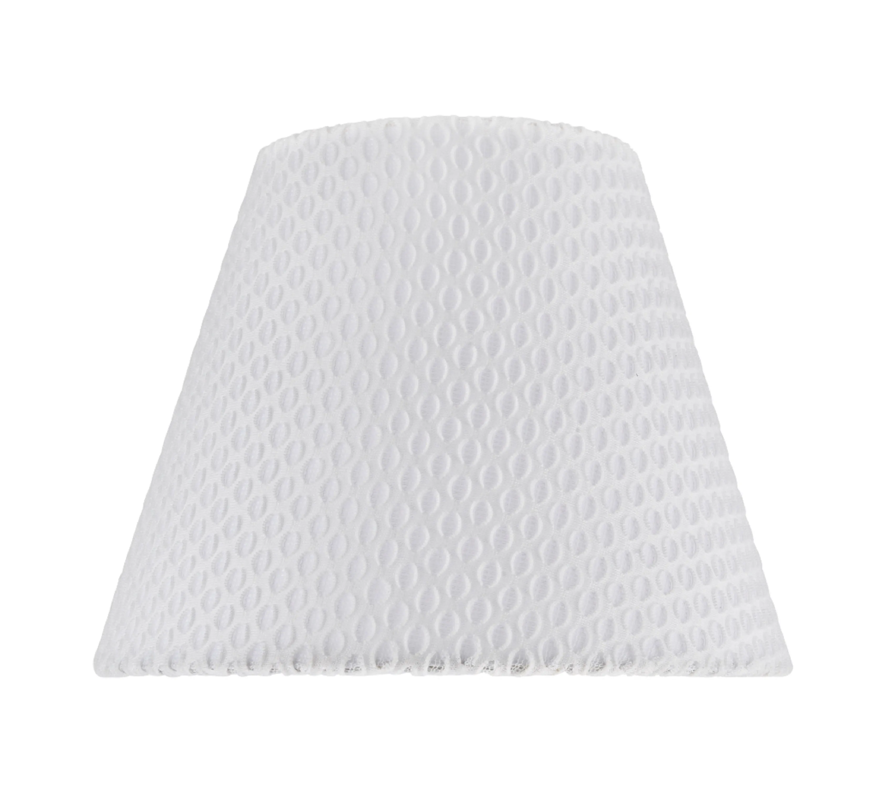 # 32175 Transitional Hardback Empire Shape Spider Construction Lamp Shade in Off-White Network, 9" wide (5" x 9" x 7")