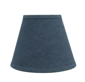 # 32177 Transitional Hardback Empire Shaped Spider Construction Lamp Shade in Washing Blue Denim, 9" wide (5" x 9" x 7")