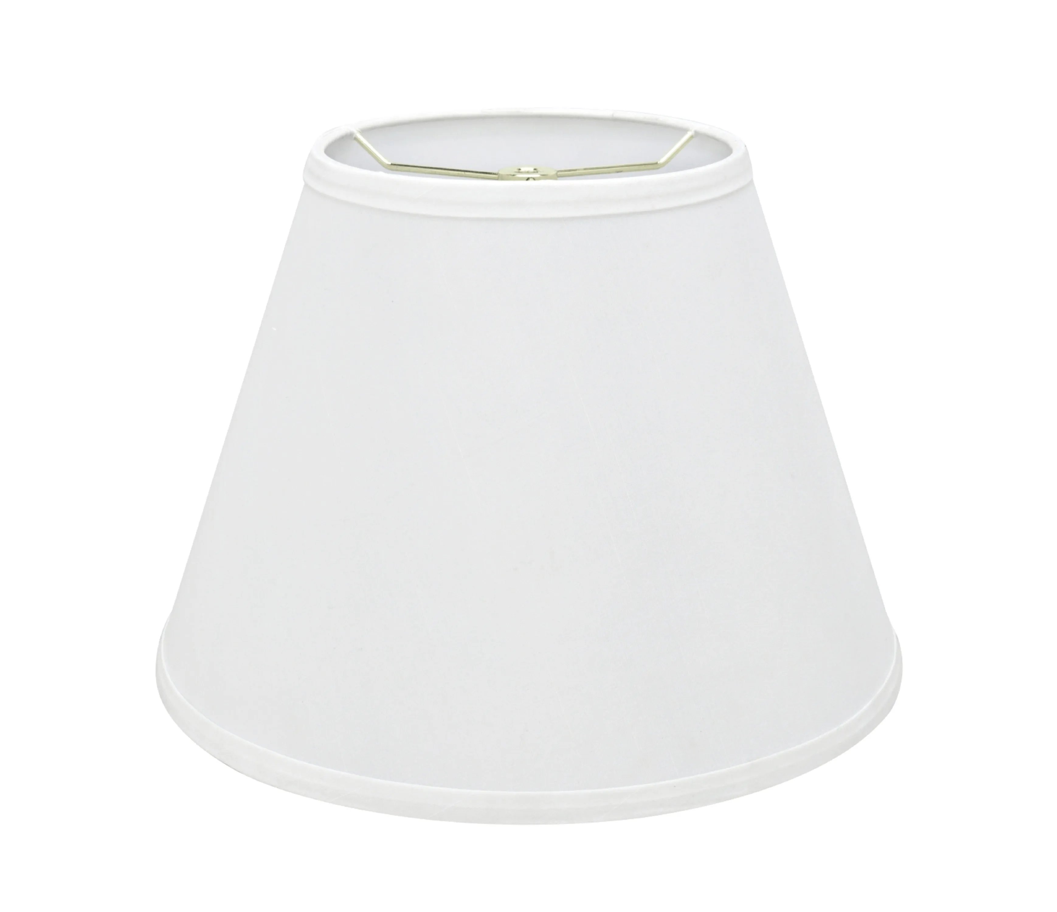 # 32188 Transitional Hardback Empire Shaped Spider Construction Lamp Shade in White, 13" wide (7" x 13" x 9 1/2")