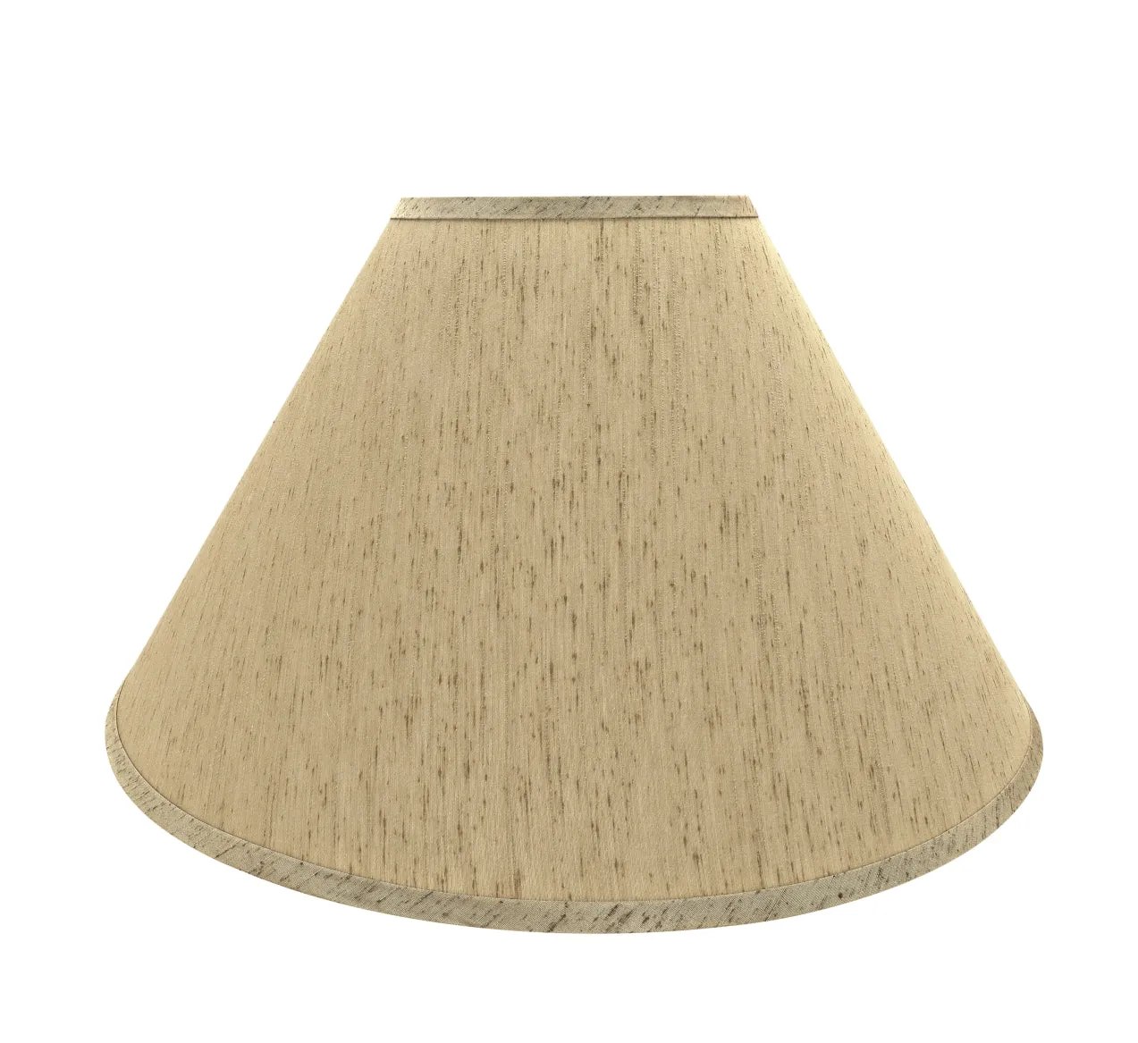 # 32562 Transitional Hardback Empire Shaped Spider Construction Lamp Shade in Yellowish Brown, 20" wide (7" x 20" x 12 1/2")
