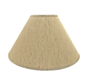 # 32562 Transitional Hardback Empire Shaped Spider Construction Lamp Shade in Yellowish Brown, 20" wide (7" x 20" x 12 1/2")
