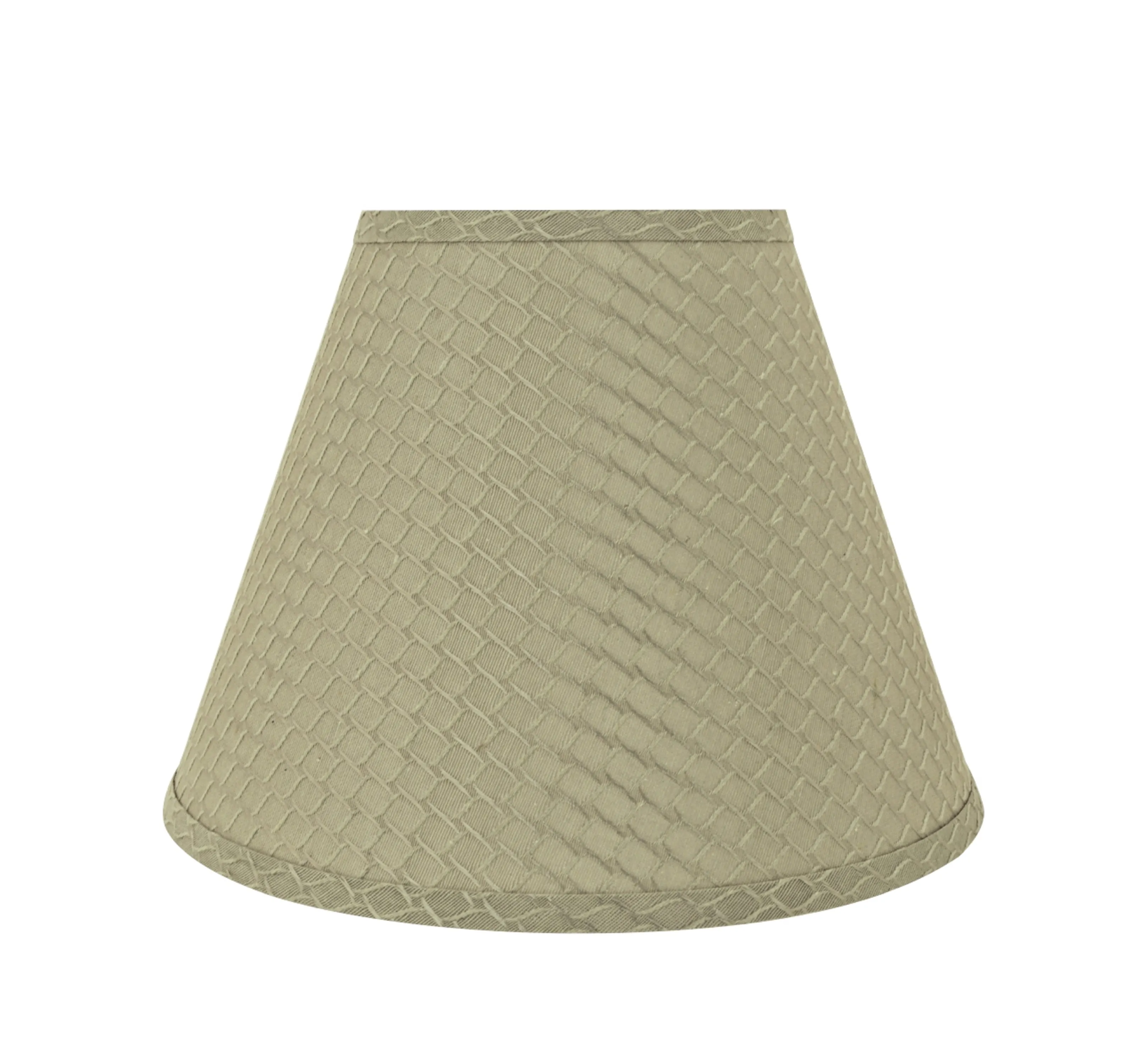 # 32624 Transitional Hardback Empire Shaped Spider Construction Lamp Shade in Sand Yellow, 12" wide (6" x 12" x 9")
