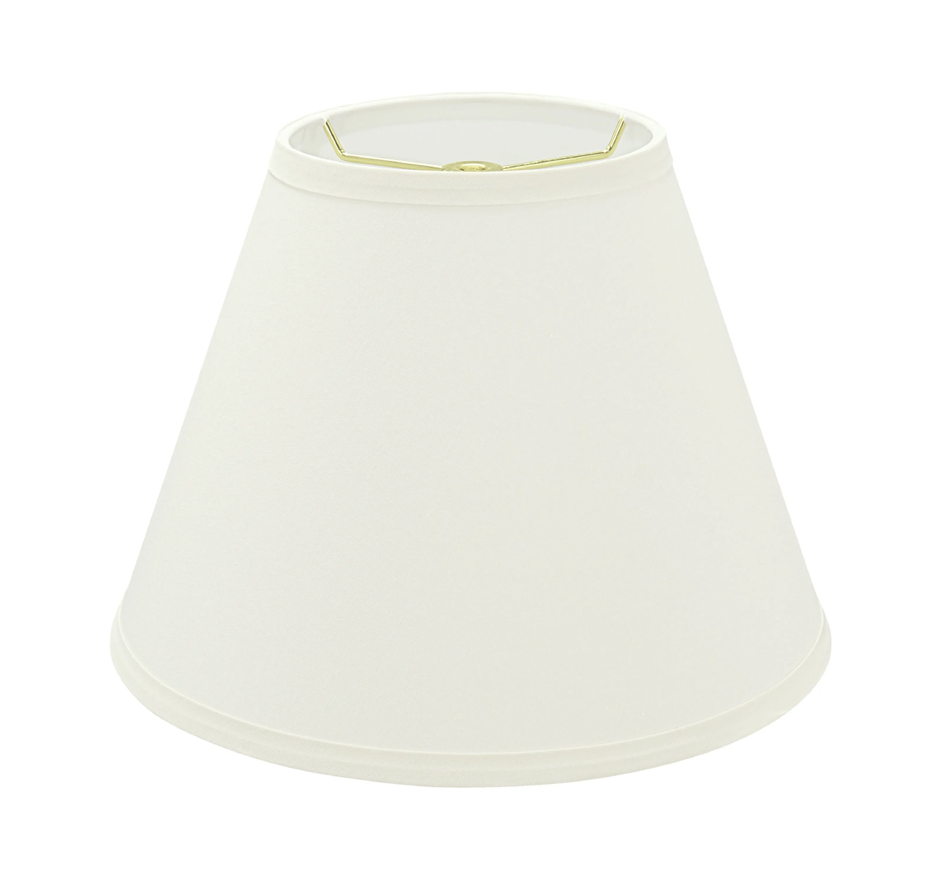 # 32630 Transitional Hardback Empire Shaped Spider Construction Lamp Shade in Off White, 12" wide (6" x 12" x 9")