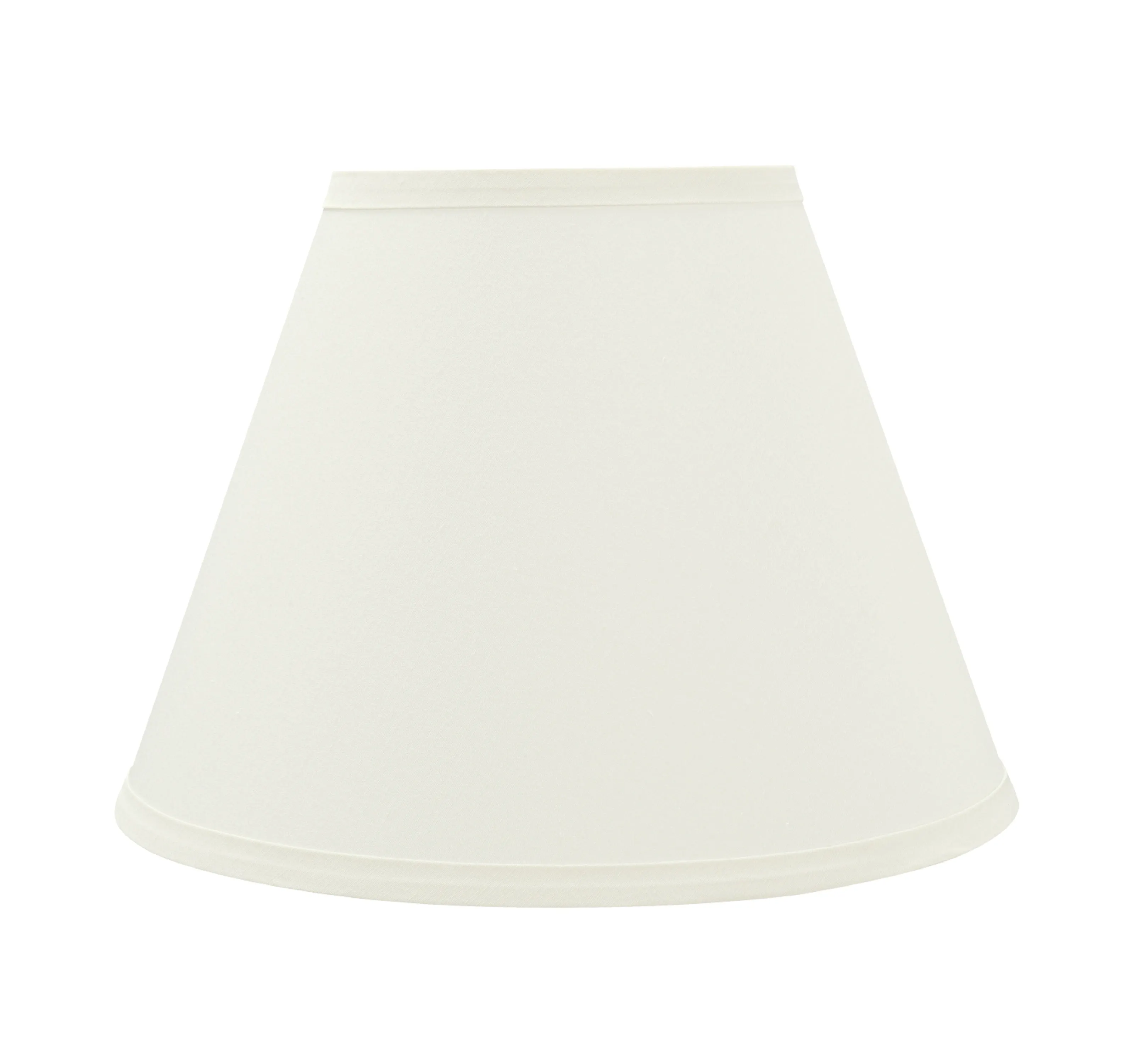 # 32630 Transitional Hardback Empire Shaped Spider Construction Lamp Shade in Off White, 12" wide (6" x 12" x 9")