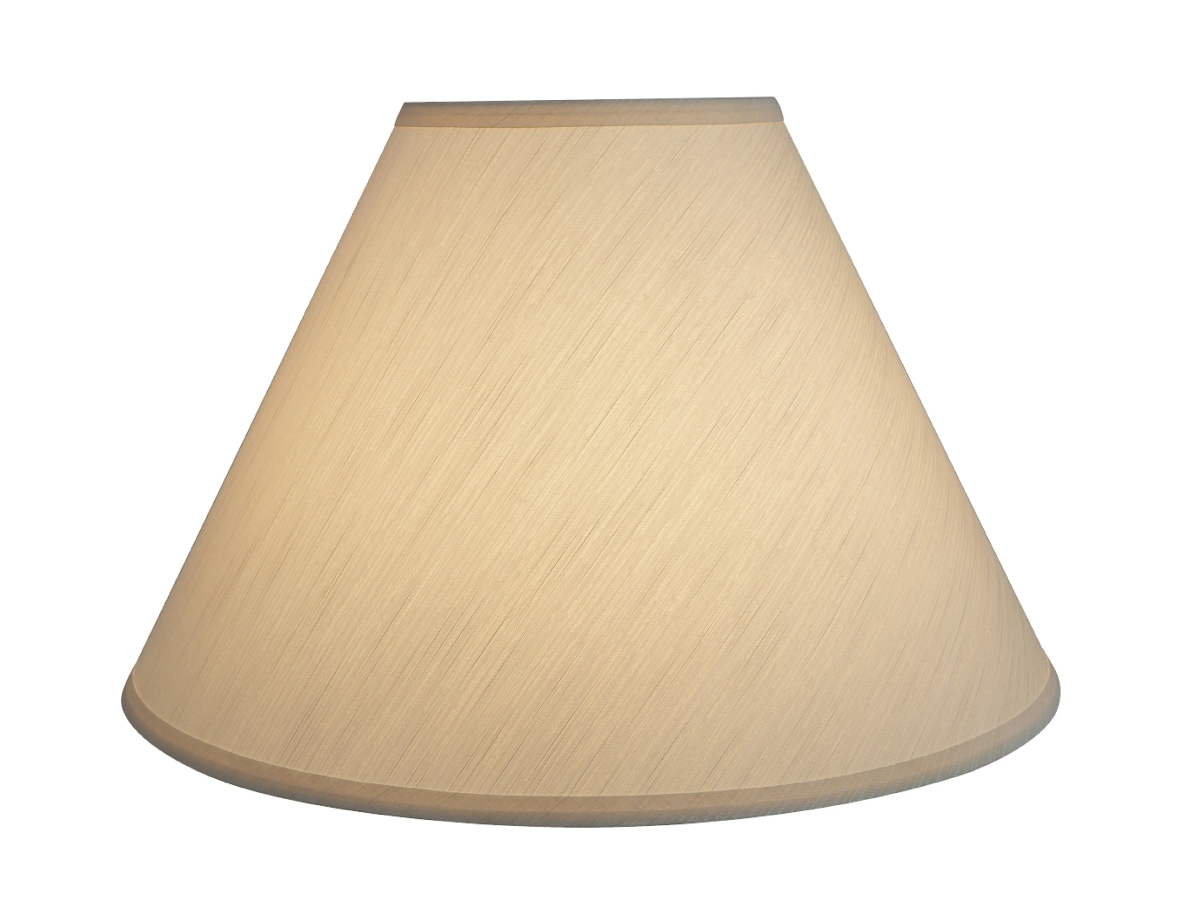 # 32771 Transitional Hardback Empire Shaped Spider Construction Lamp Shade in Eggshell, 18" wide (7" x 18" x 12 1/2")
