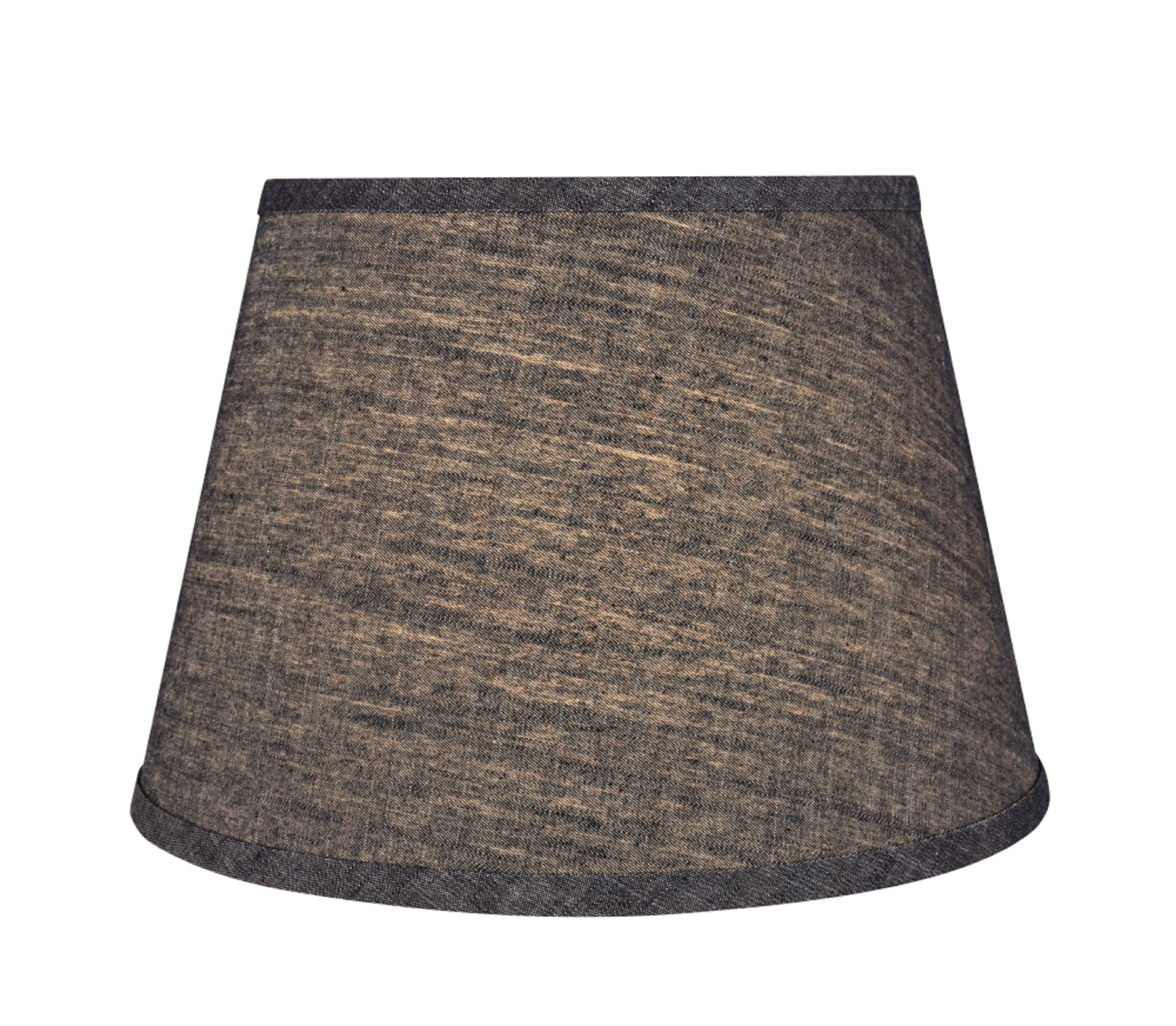 # 32921 Transitional Hardback Empire Shape Spider Construction Lamp Shade in Grey-Blue, 13" wide (9" x 13" x 9")