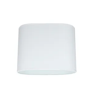 # 37001 Transitional Oval Hardback Spider Construction Shade in Off-White, 13 1/2" wide (8"   13 1/2") x (8"   13 1/2") x 10 1/2"