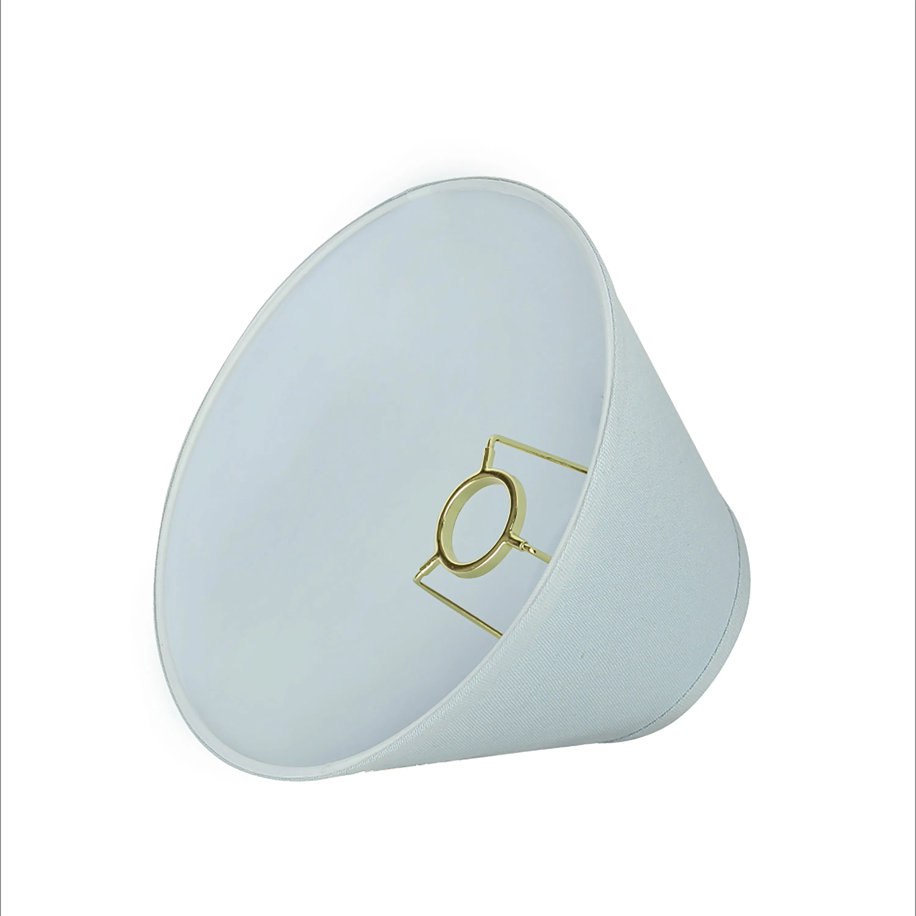 # 58728 Transitional Hardback Empire Shape UNO Construction Lamp Shade in Light Blue, 9" Wide (4" x 9" x 6 1/2")