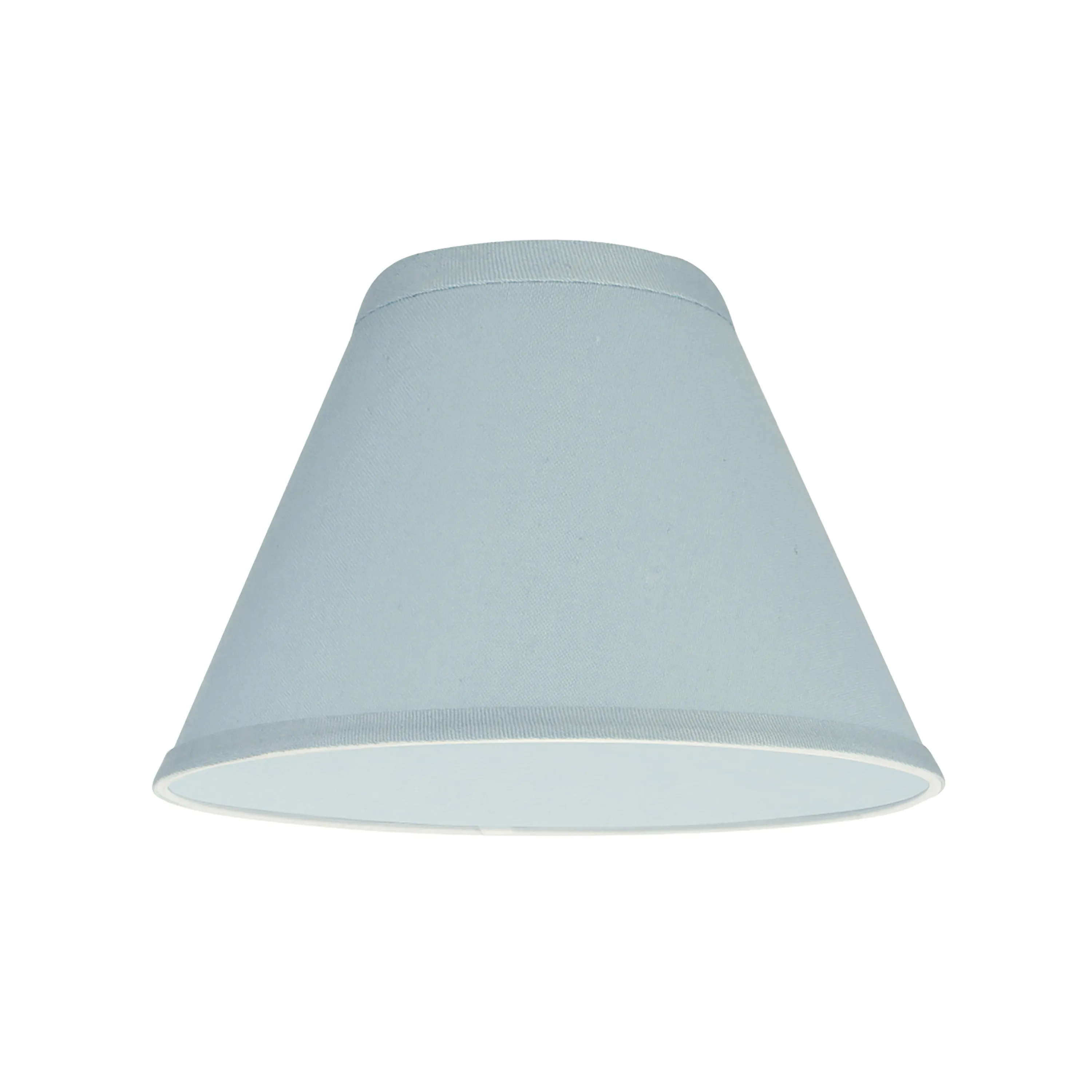 # 58728 Transitional Hardback Empire Shape UNO Construction Lamp Shade in Light Blue, 9" Wide (4" x 9" x 6 1/2")