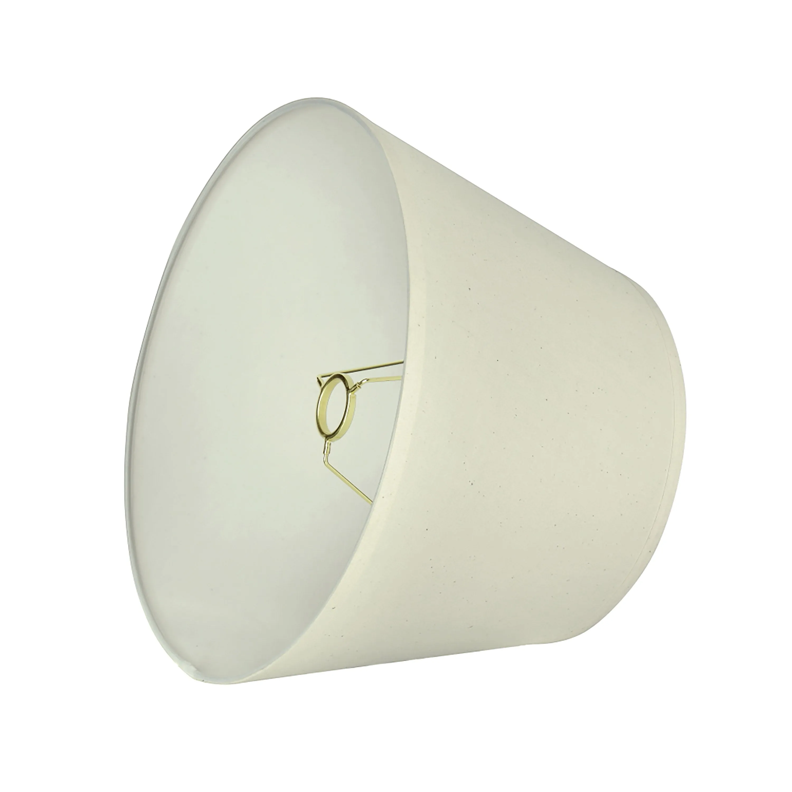 # 58802 Transitional Hardback Empire Shape UNO Construction Lamp Shade in Off White, 14" Wide (10" x 14" x 9 1/2")