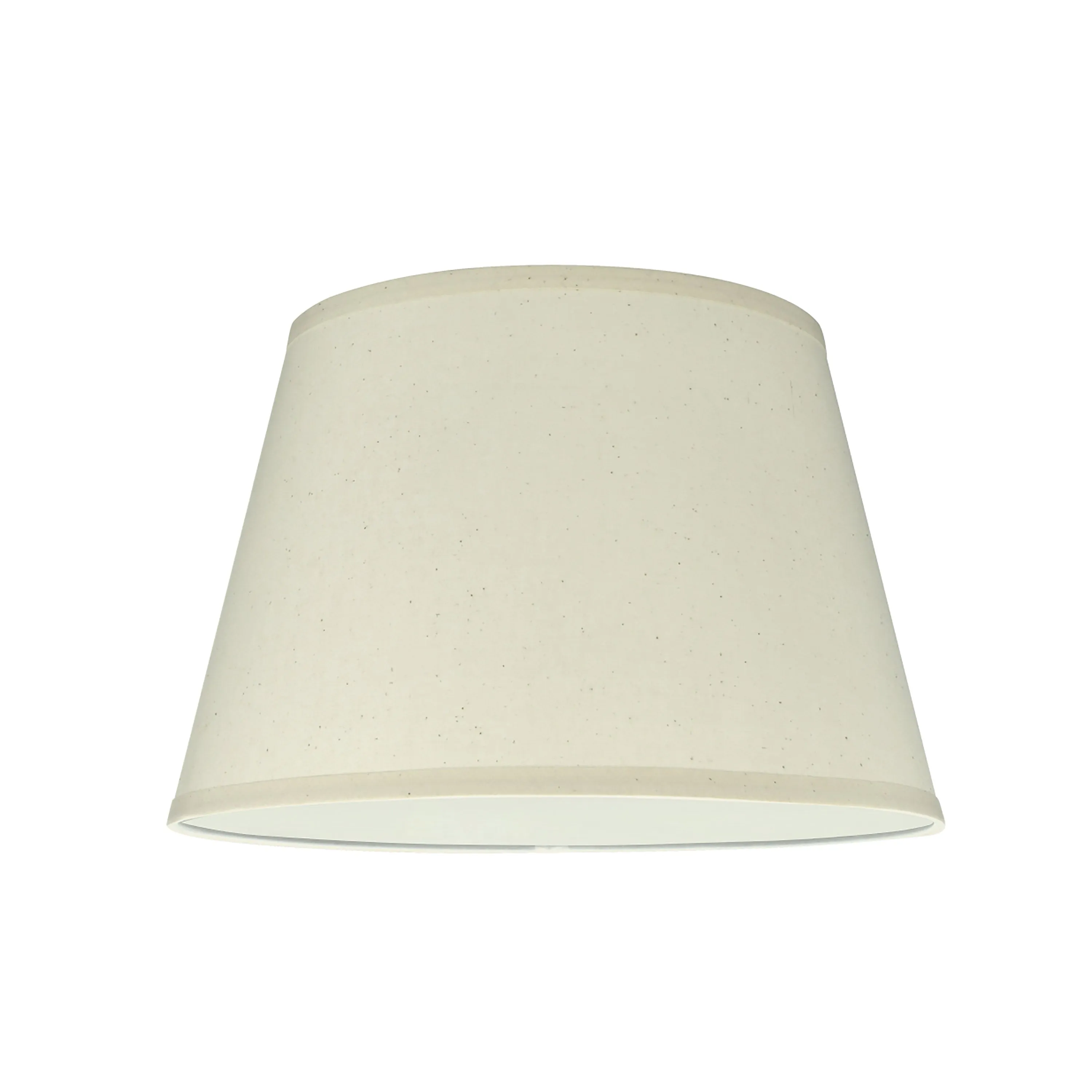 # 58802 Transitional Hardback Empire Shape UNO Construction Lamp Shade in Off White, 14" Wide (10" x 14" x 9 1/2")