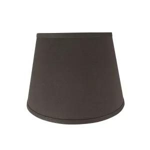 # 58952 Transitional Hardback Empire Shape UNO Construction Lamp Shade in Dark Brown, 13" Wide (9" x 13" x 9")