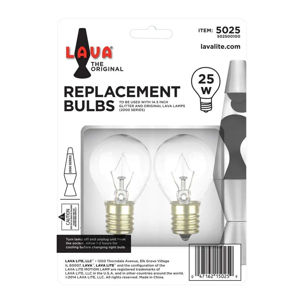 25 Watt Bulb 2PK Lava Lamp