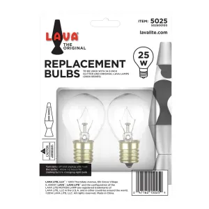 25 Watt Bulb 2PK Lava Lamp