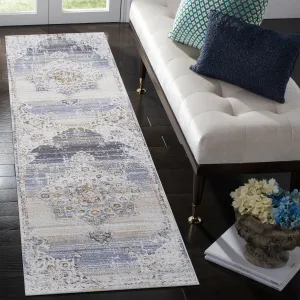 2X8 Cream/Gold /Medallion Non-Shedding Living Room Bedroom Dining Home Office Stylish and Stain Resistant Area Rug