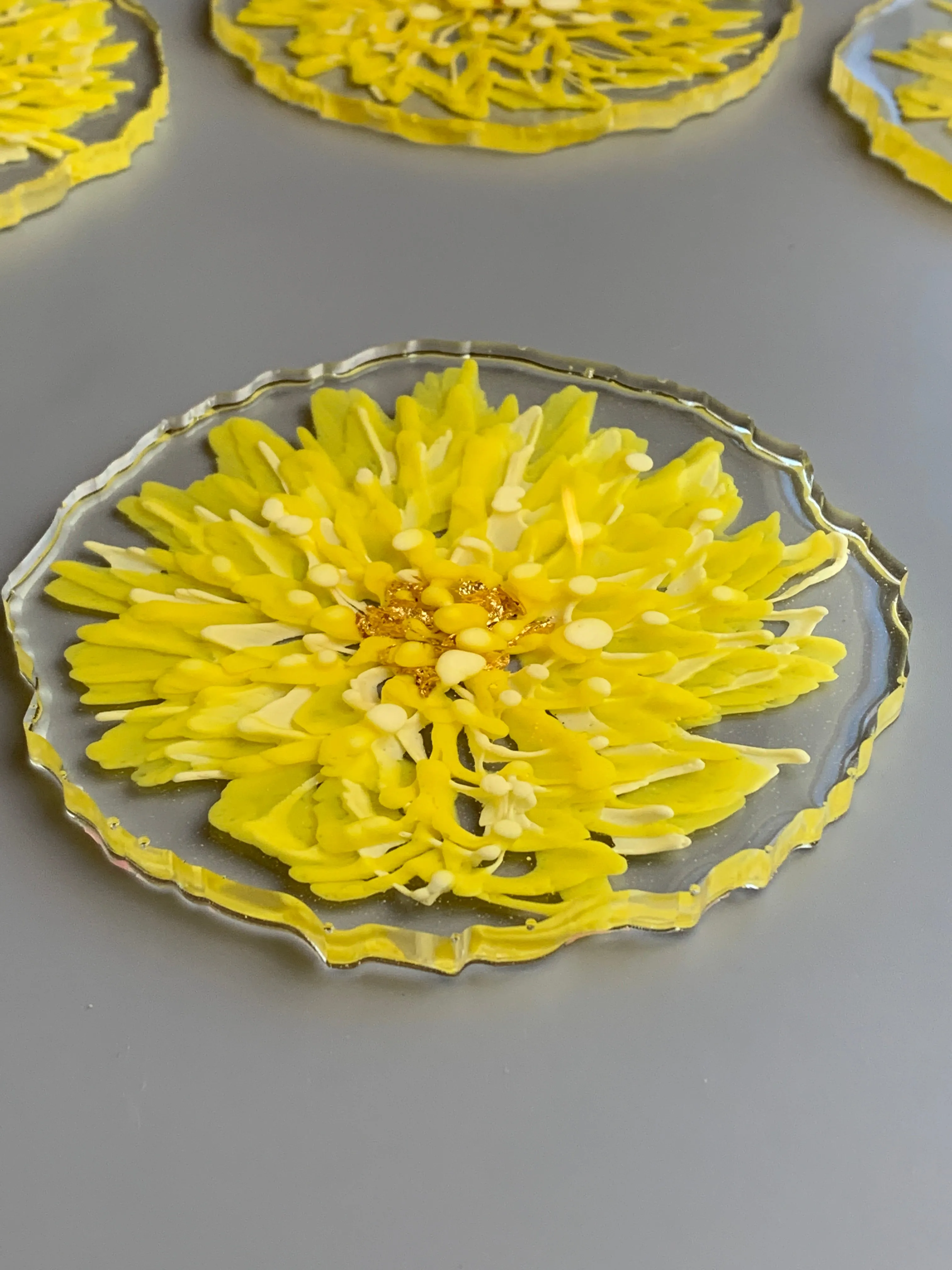 3D Floral Coasters