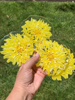 3D Floral Coasters