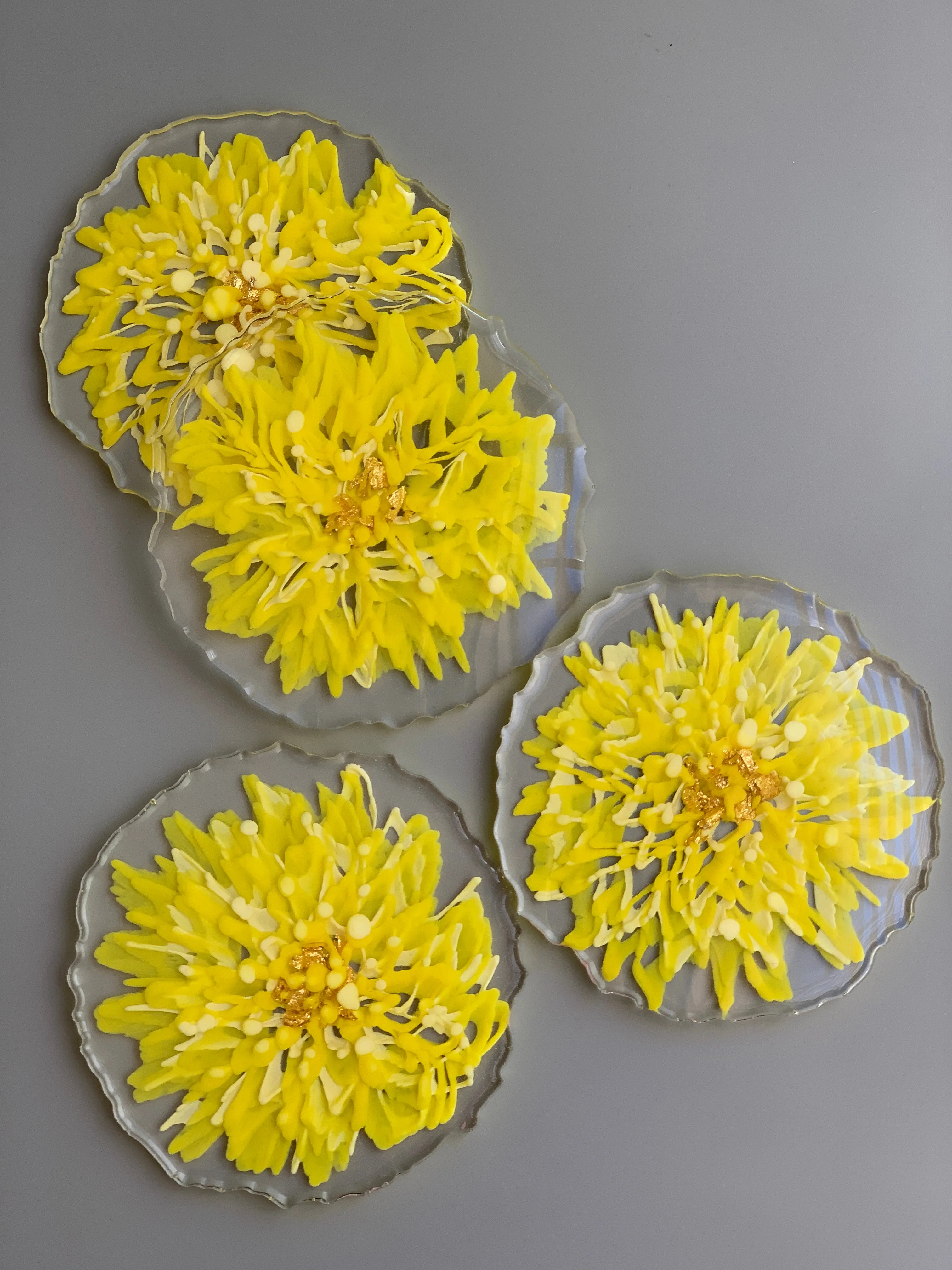 3D Floral Coasters