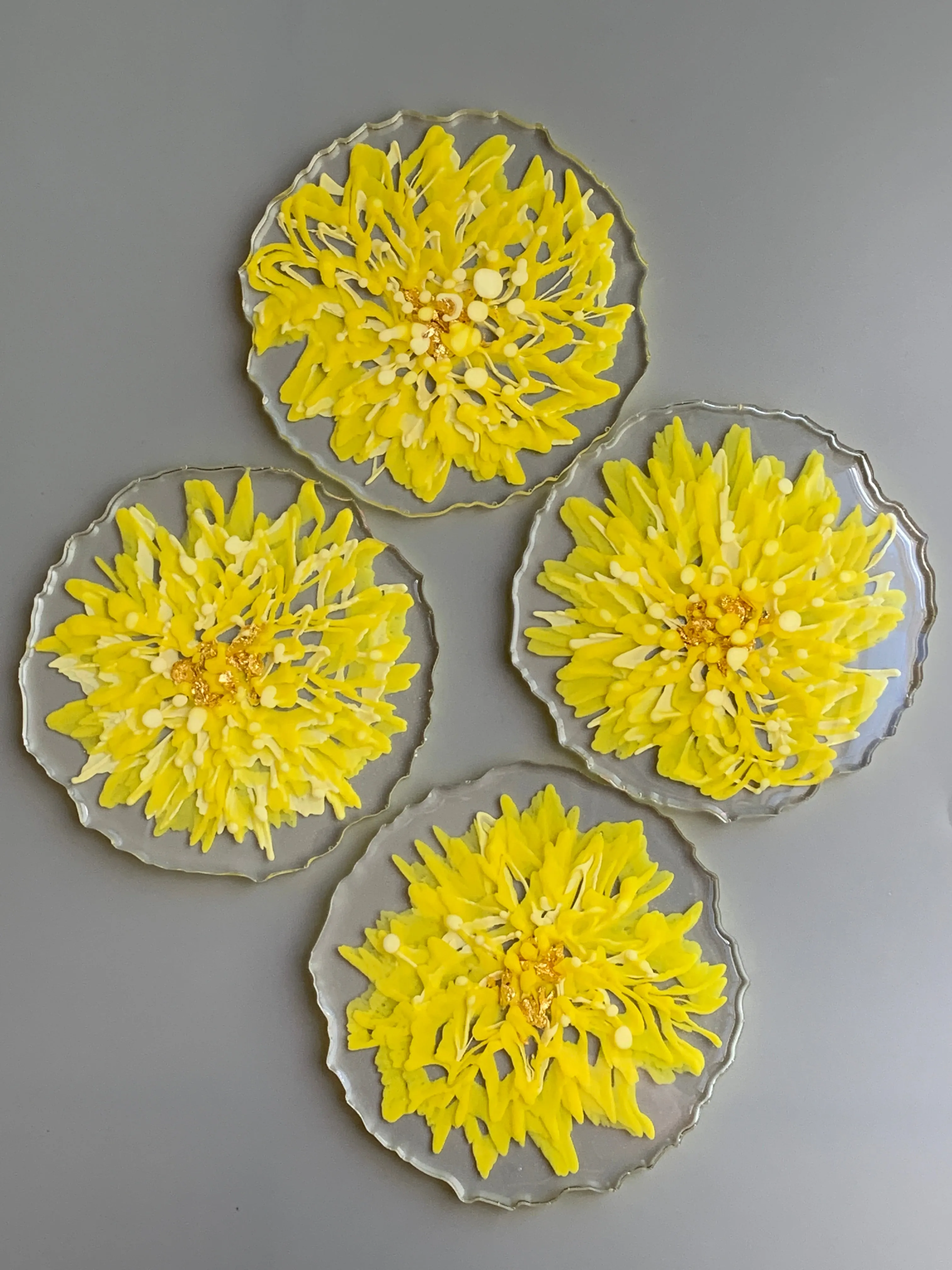 3D Floral Coasters