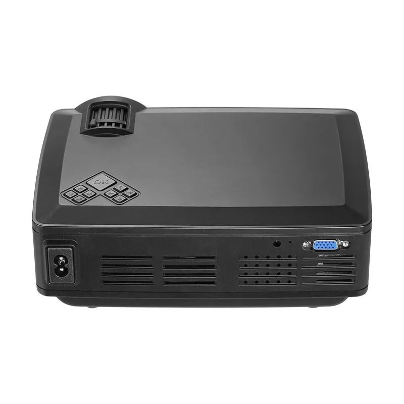 4 Lcd Display Smart Projector 800X400P Remote Av / Vga / Hdmi / Usbx2 / Tf / Audio