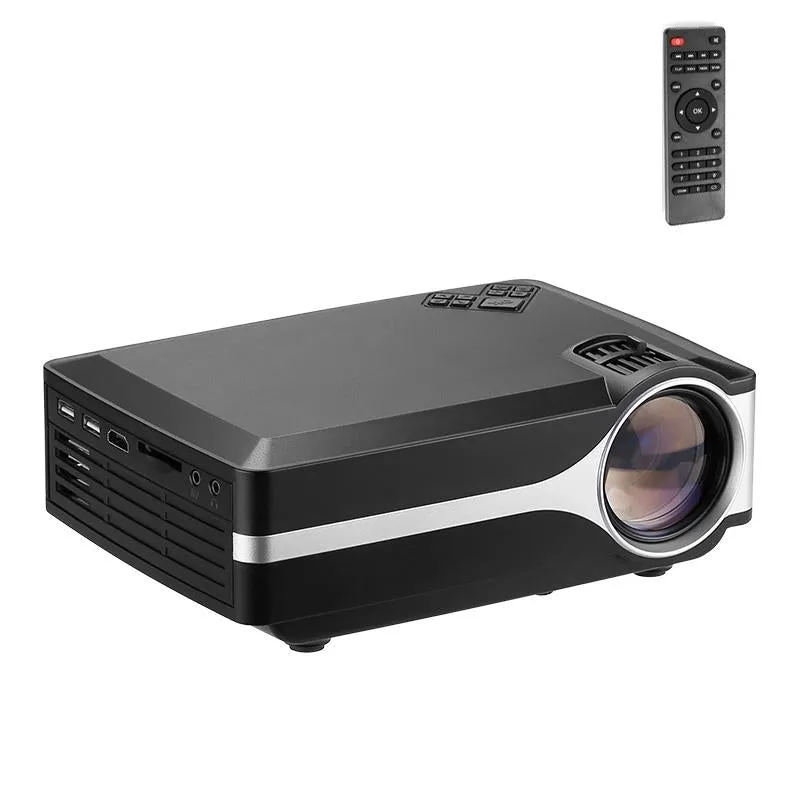 4 Lcd Display Smart Projector 800X400P Remote Av / Vga / Hdmi / Usbx2 / Tf / Audio