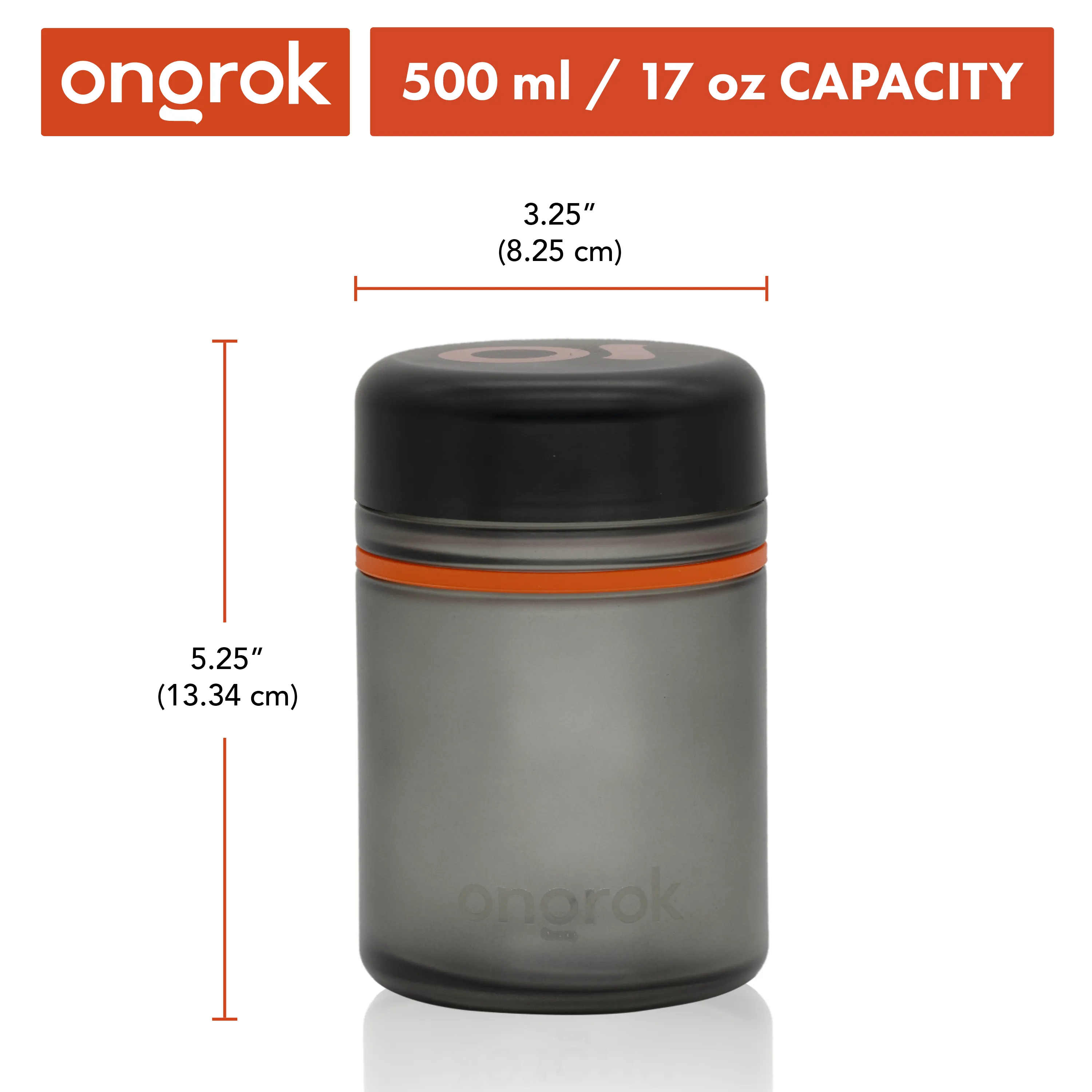500ml Child Resistant Jars, 2 pack