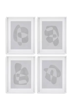 Abstract Shape Art Prints (4) | Eichholtz Soft Shape