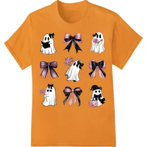 Adorable Ghost Bows - Cute Halloween DTF Print Transfers