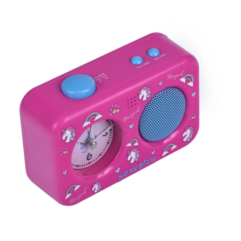 Alarm Clock Pink Special Edition | With Customizable Voice Alarm | Pinklicious Unicorn Dinky Design