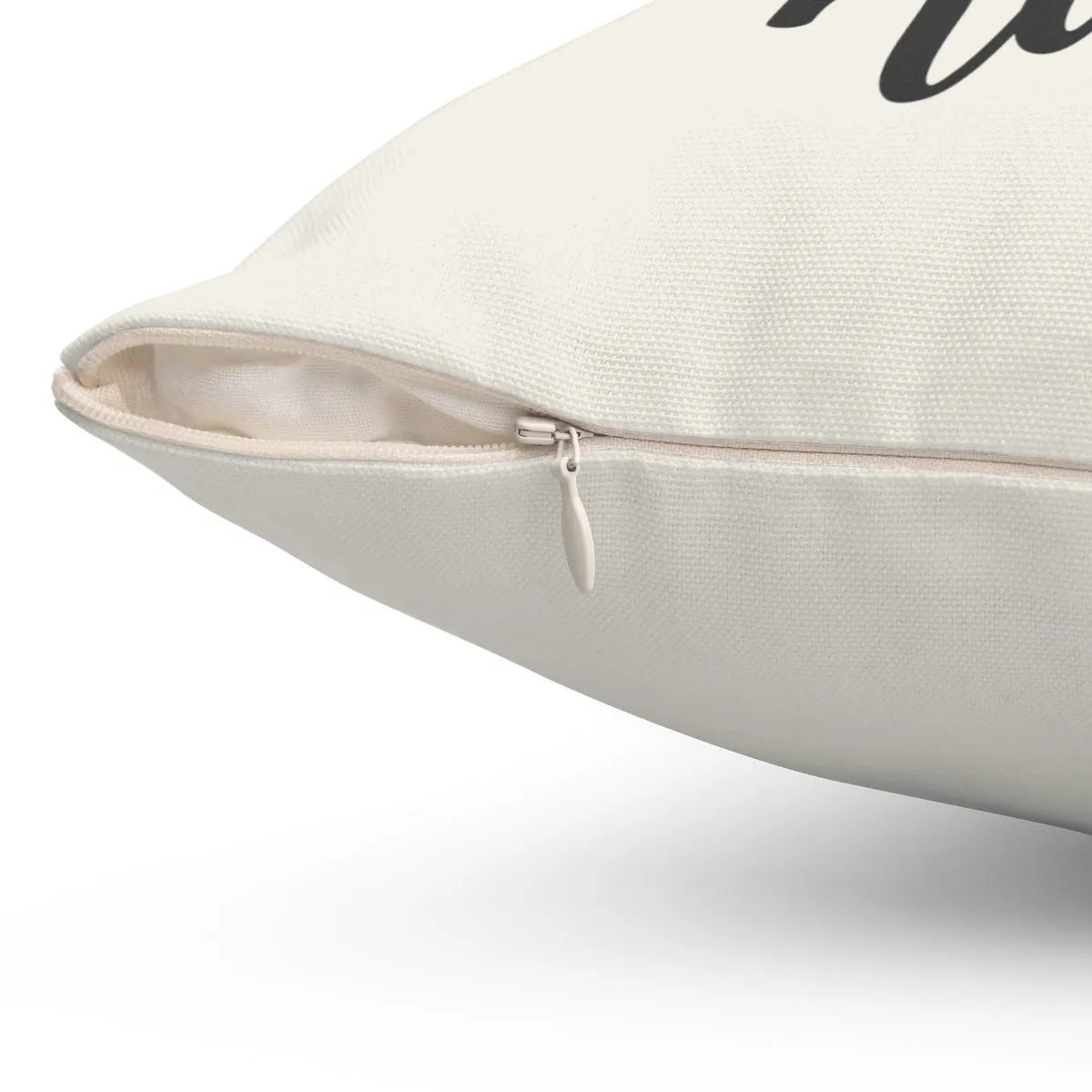 Always Stay Humble & Kind "Natural" Square Pillow (20 X 20)