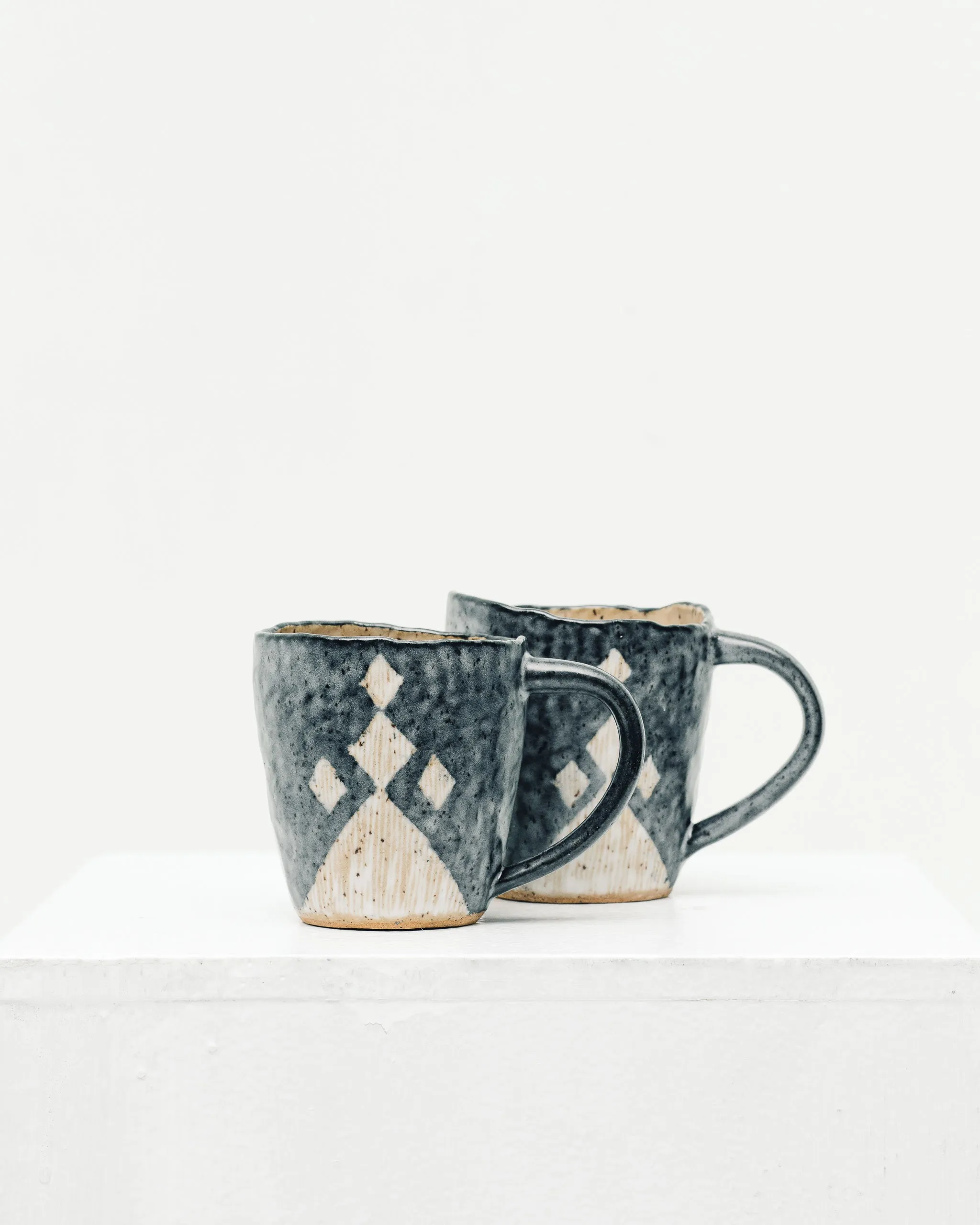 Ayame Bullock Indigo Mugs
