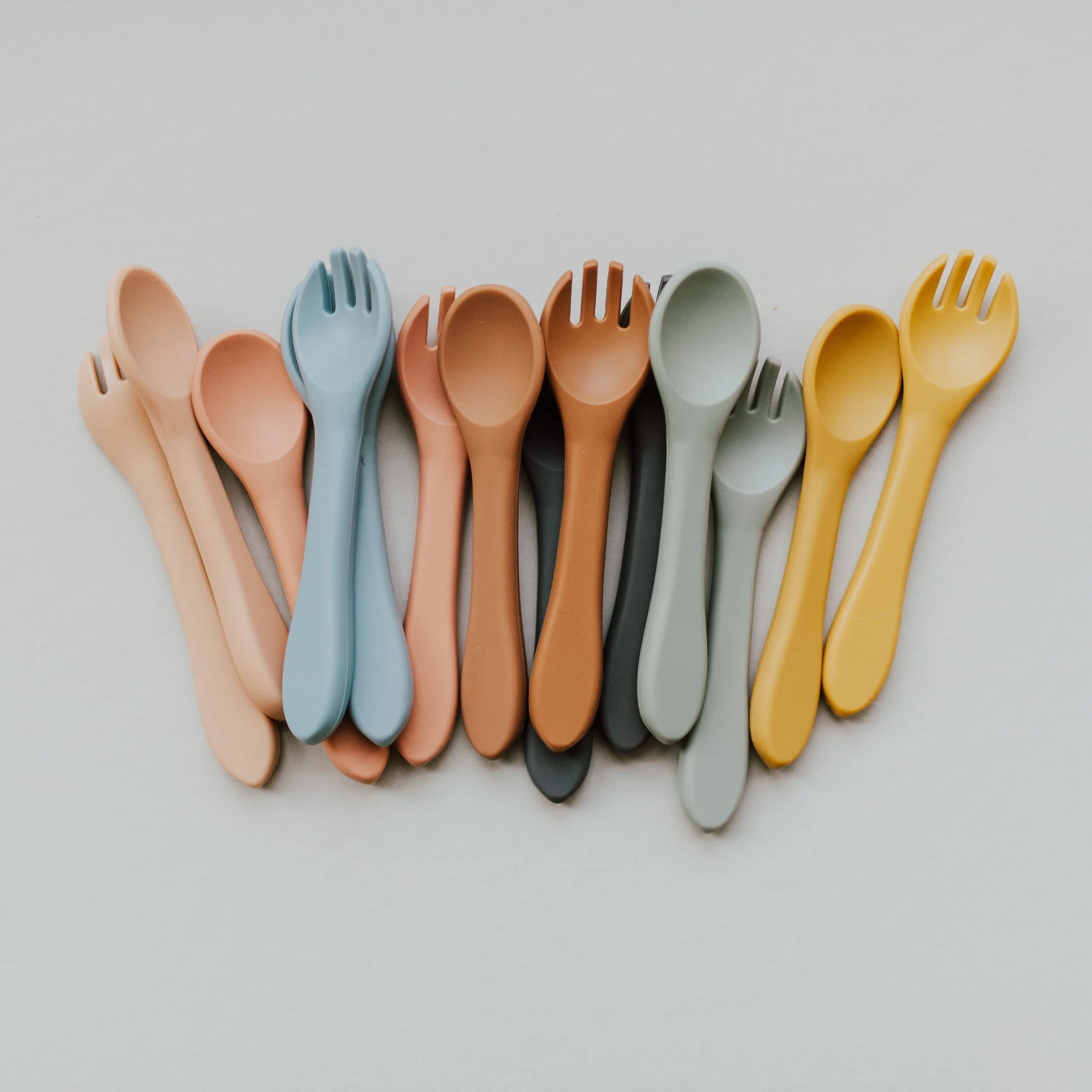Babeehive Goods Dusty Rose Spoon and Fork Set