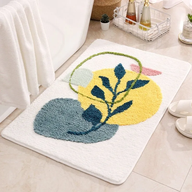 Bathroom Rugs - Non-Slip and Soft Microfiber