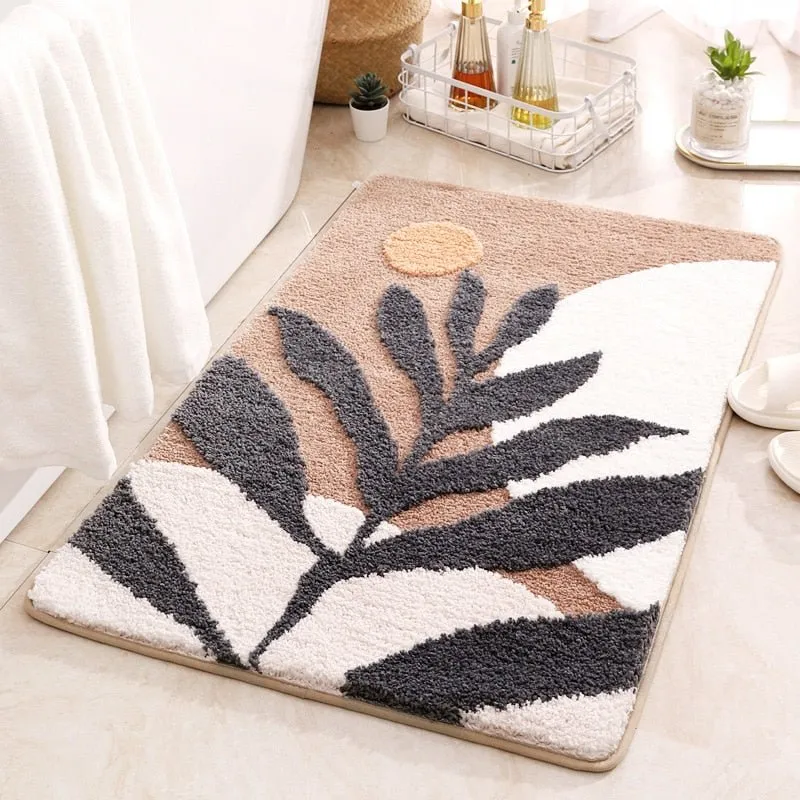 Bathroom Rugs - Non-Slip and Soft Microfiber