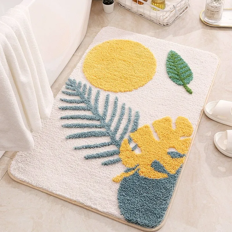 Bathroom Rugs - Non-Slip and Soft Microfiber