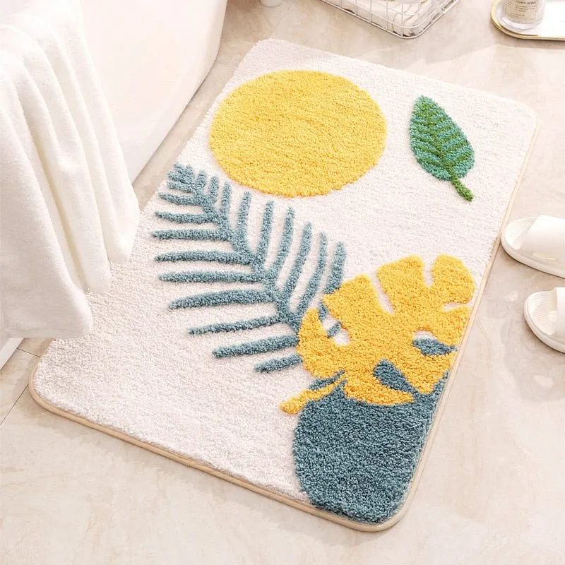Bathroom Rugs - Non-Slip and Soft Microfiber