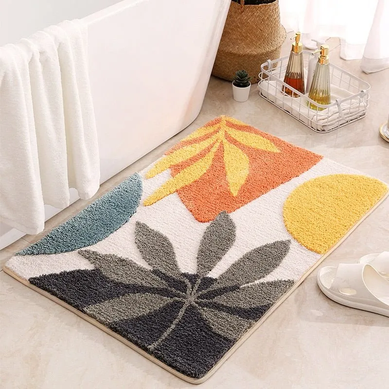 Bathroom Rugs - Non-Slip and Soft Microfiber