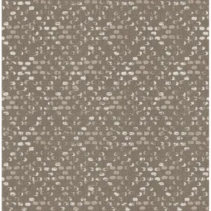 Blissful Harlequin Wallpaper in Brown from the Celadon Collection