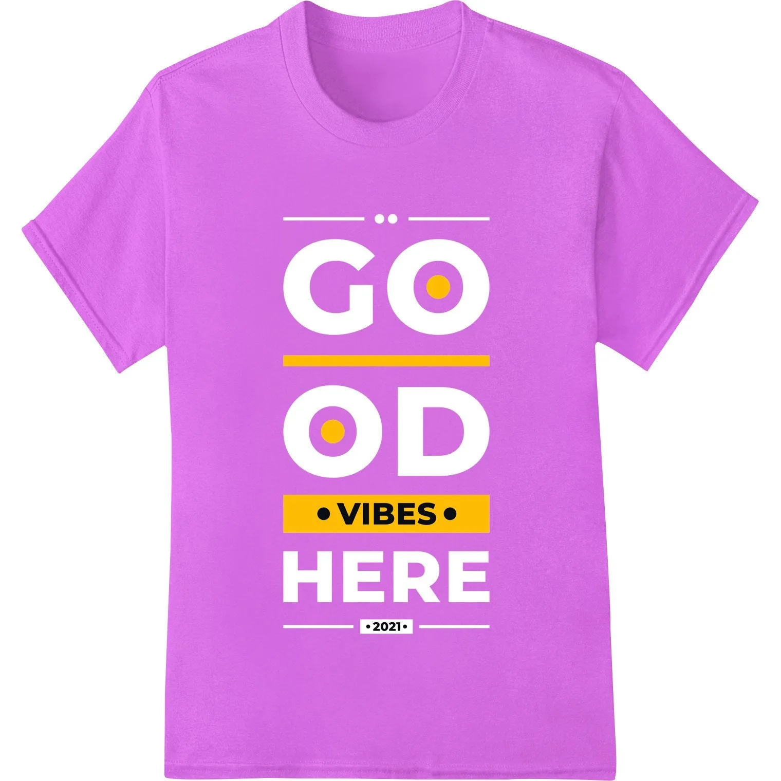 Bold 'VIBES' DTF Print: Inspiring Positivity & Style