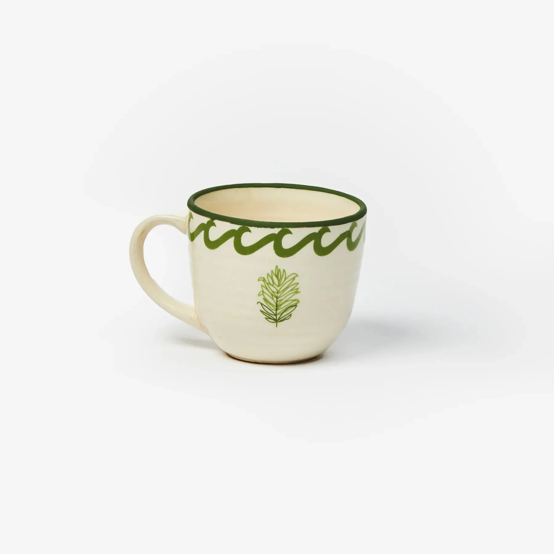 Bonnie & Neil Mug Leaf Green