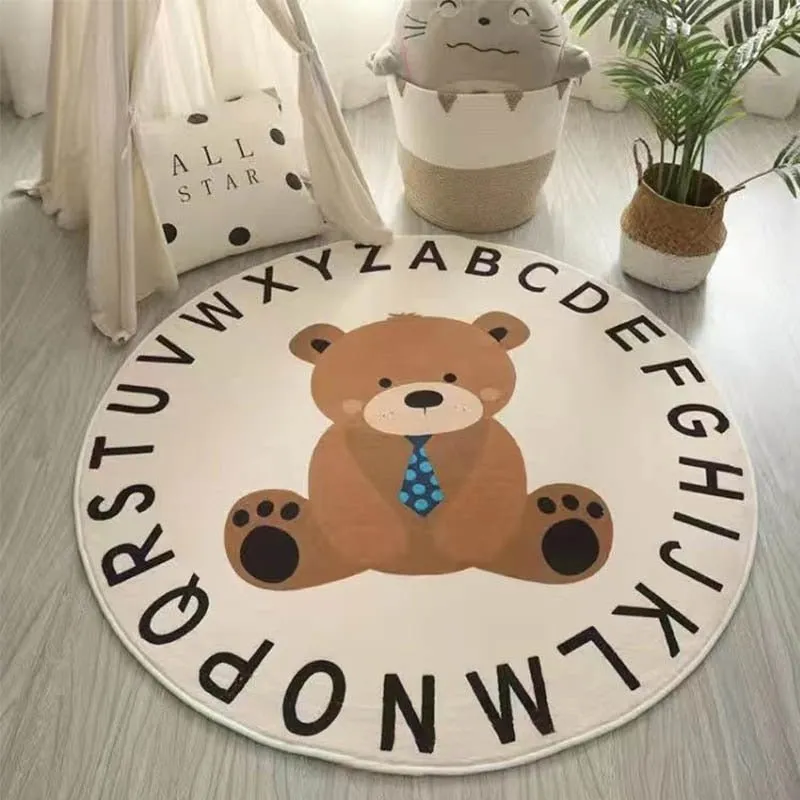 Cartoon Design Soft Furry Carpet