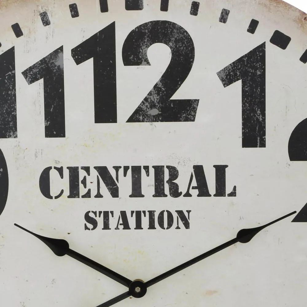 Central Station Vintage Style Pendulum Wall Clock
