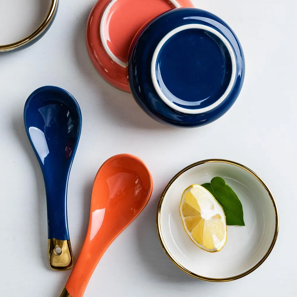 Ceramic Soup Spoon Set   Dish